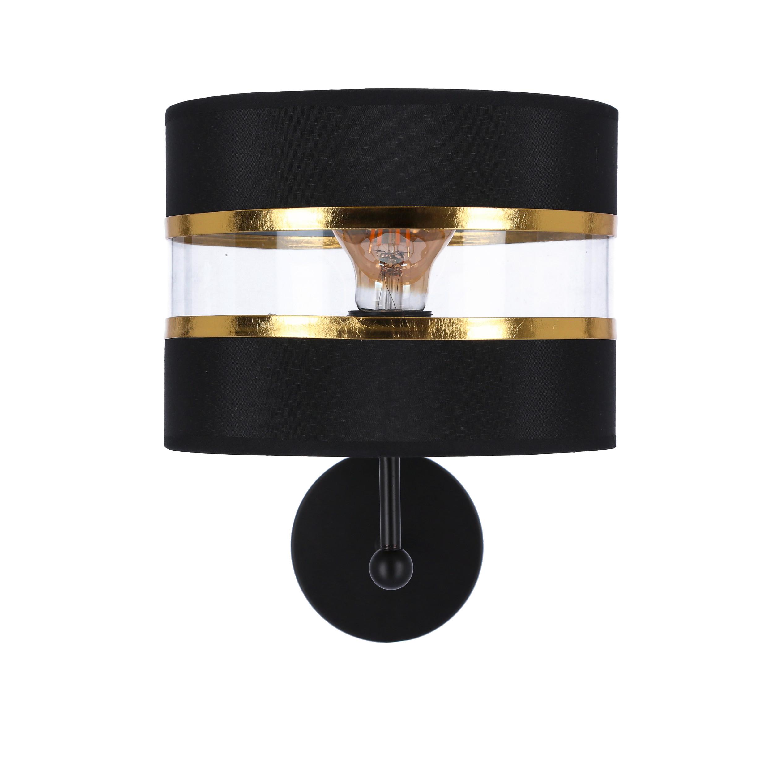 Wandleuchte 21-06134 - Schwarz, Design, Metall (26/28/20cm)