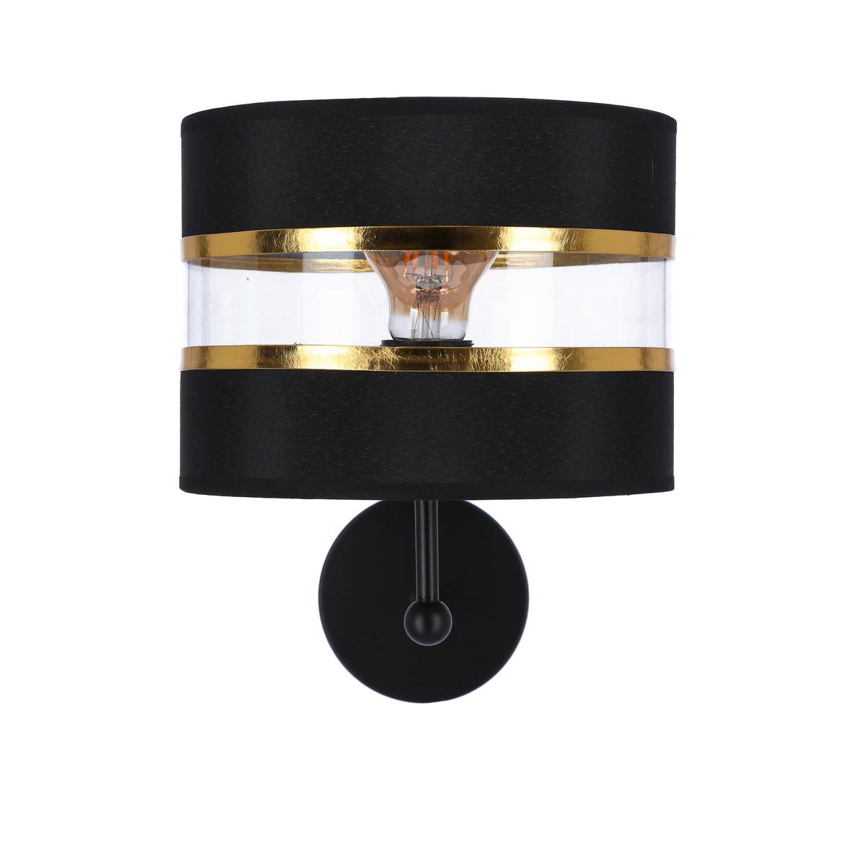 Wandleuchte 21-06134 - Schwarz, Design, Metall (26/28/20cm)