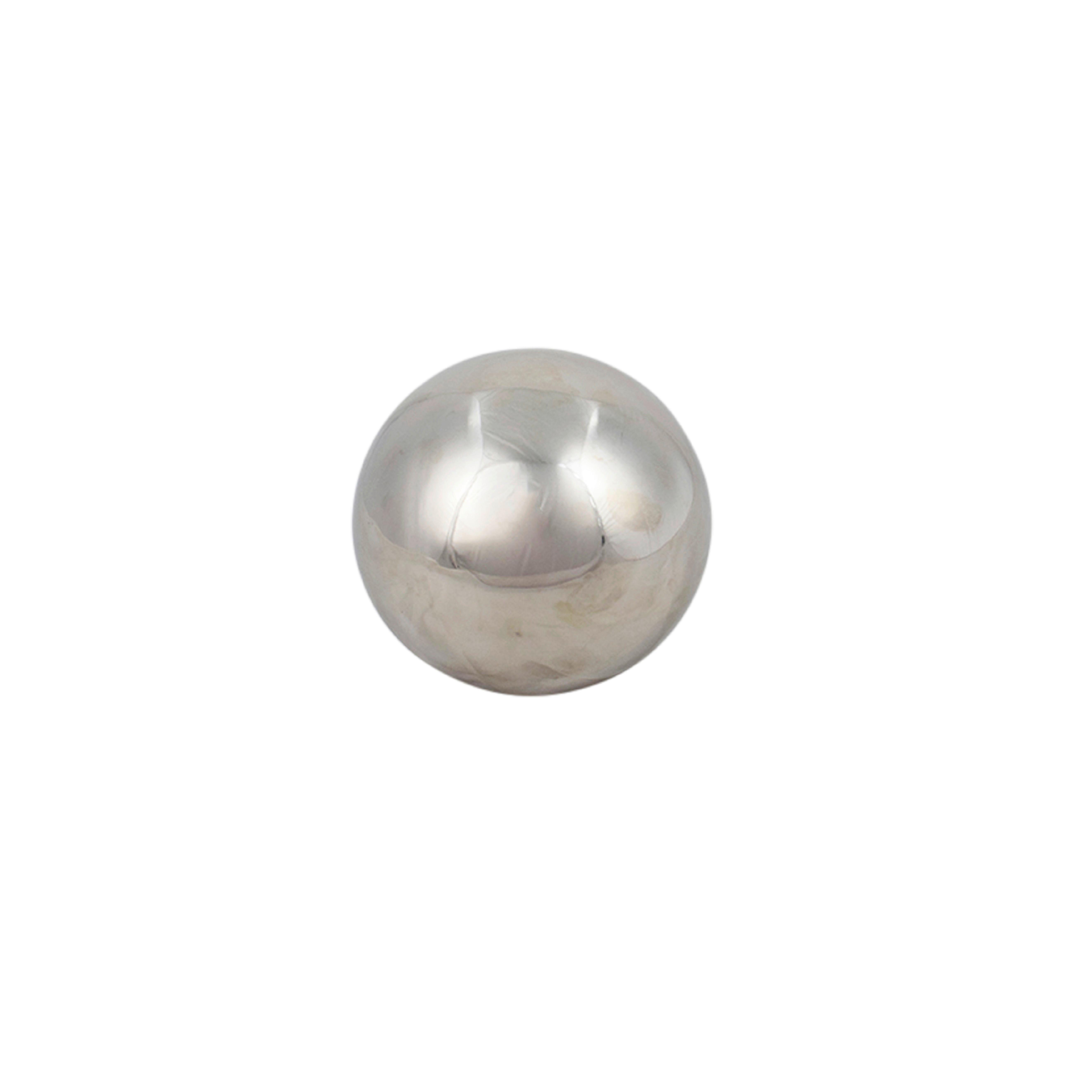 Dekokugel Andre - Silberfarben, KONVENTIONELL, Metall (6cm) - Luca Bessoni