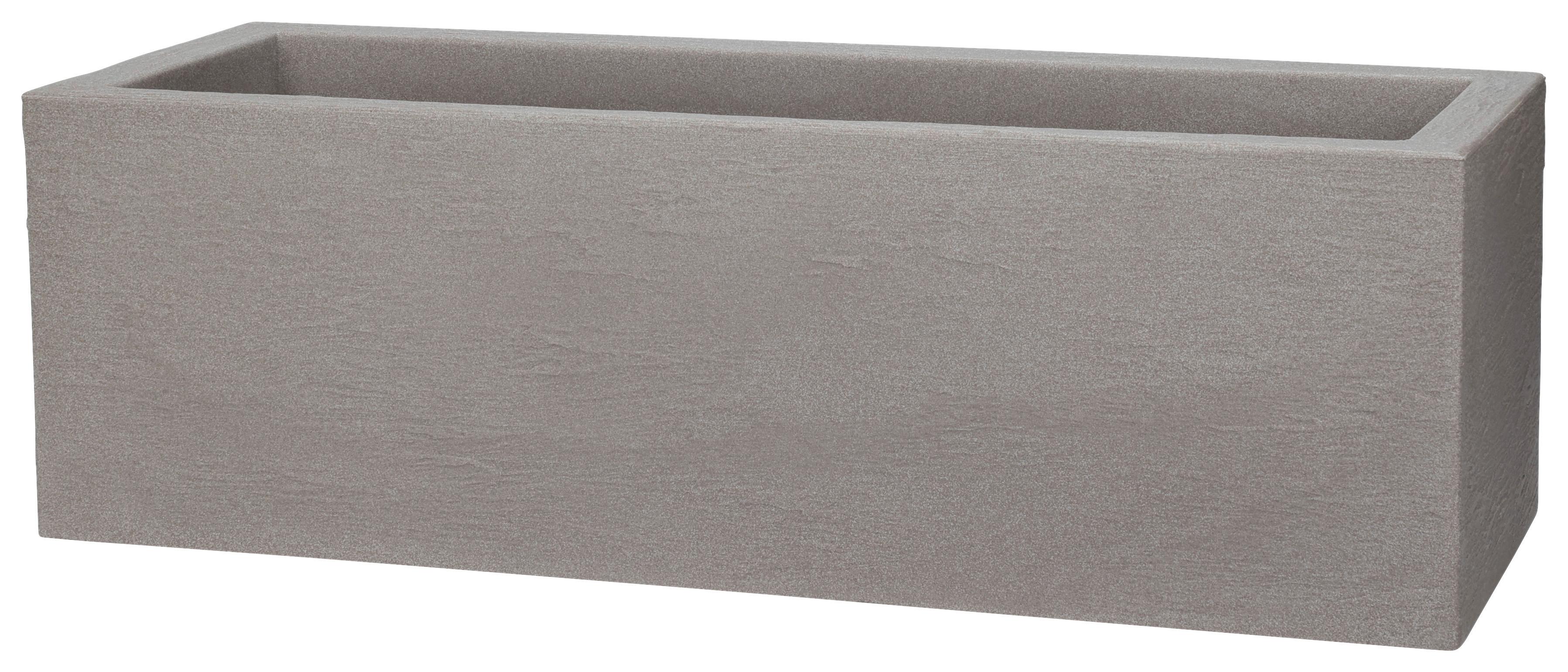 Übertopf Kubus Kunststoff Sahara Outdoor - Sahara, Basics, Kunststoff (80/30/26cm)