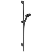 Brausegarnitur Pulsify Schwarz 3-Fach Verstellbar - Schwarz, Basics, Kunststoff/Metall (10,5/95,9/29,7cm) - Hansgrohe