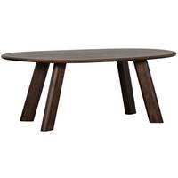 ESSTISCH Roundly Walnussfarben L: 200cm - Walnussfarben, MODERN, Holz (200/100/76cm) - Livetastic