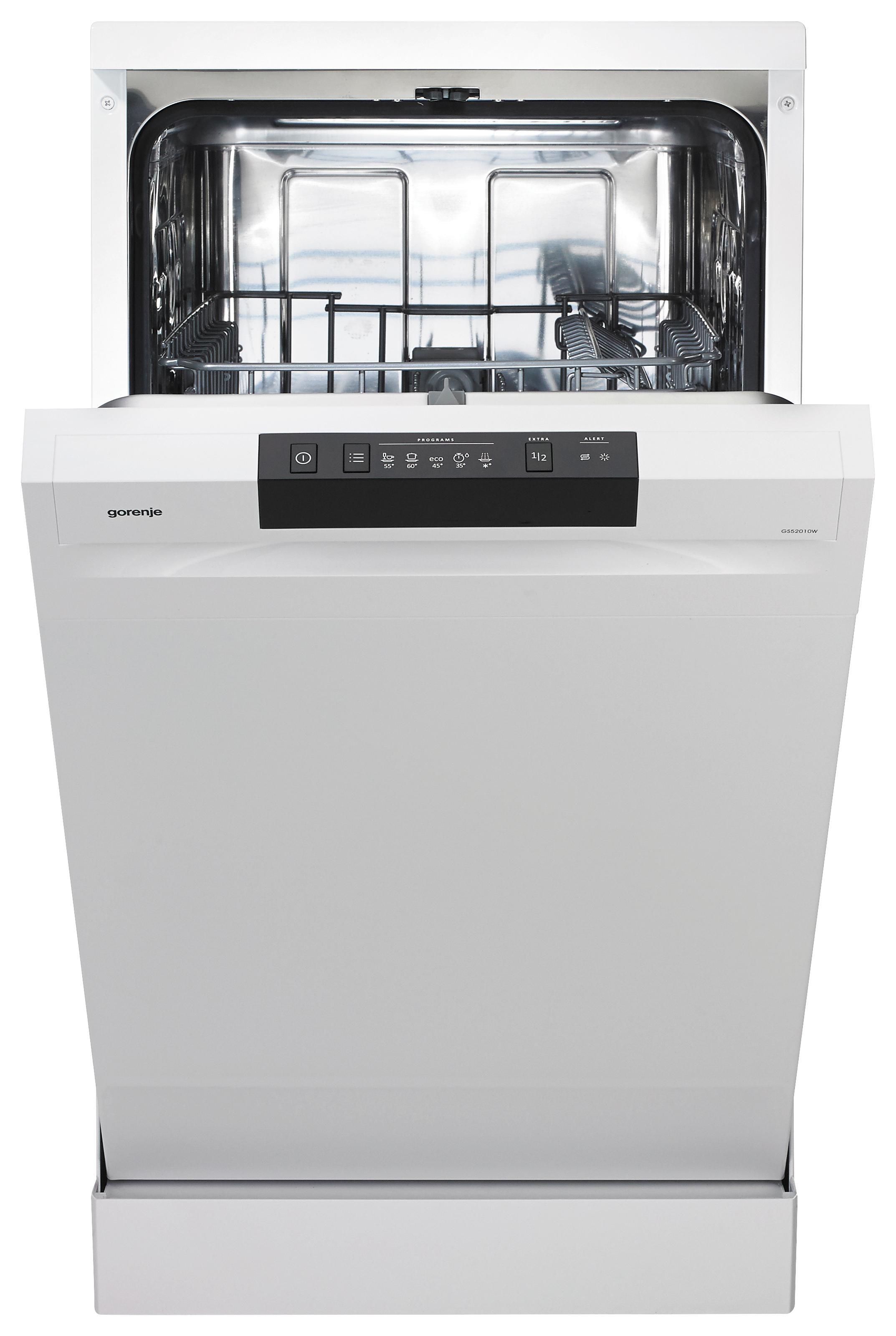 Geschirrspüler Gs52010w - Weiß, Basics, Kunststoff/Metall (44,8/84,5/60cm) - Gorenje
