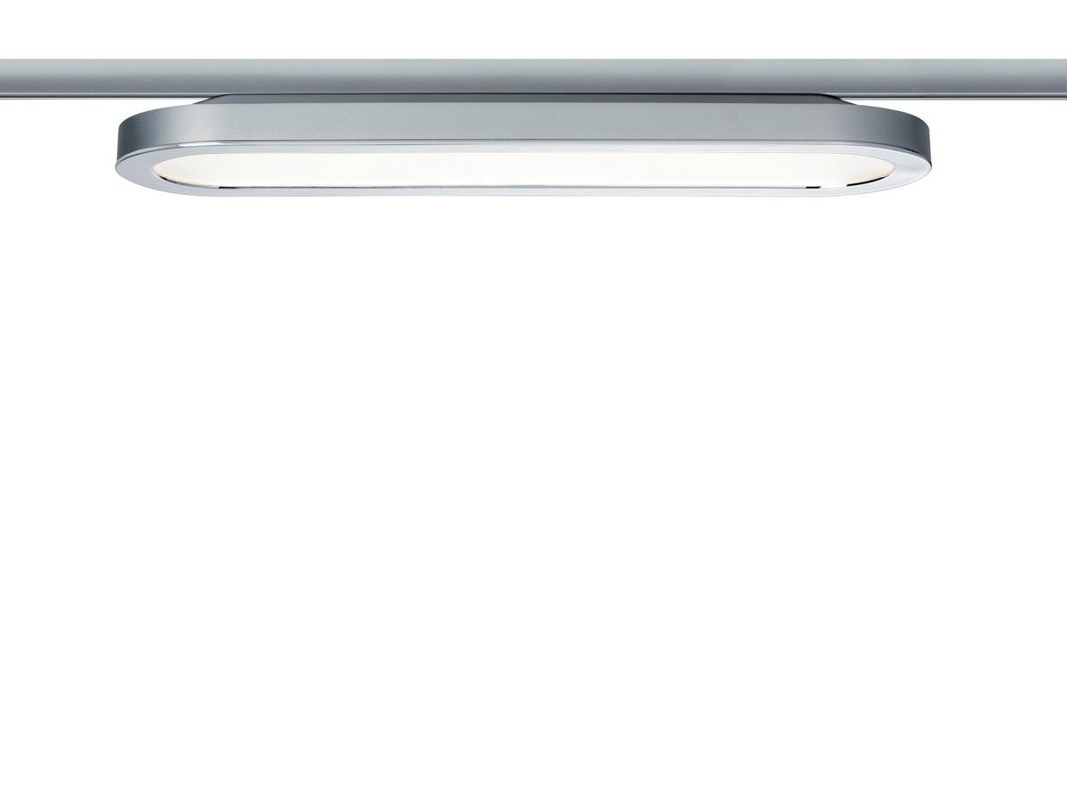 Schienensystem Urail Strahler 95319 Flach - Chromfarben, Design, Kunststoff (38/3,5/11cm) - Paulmann