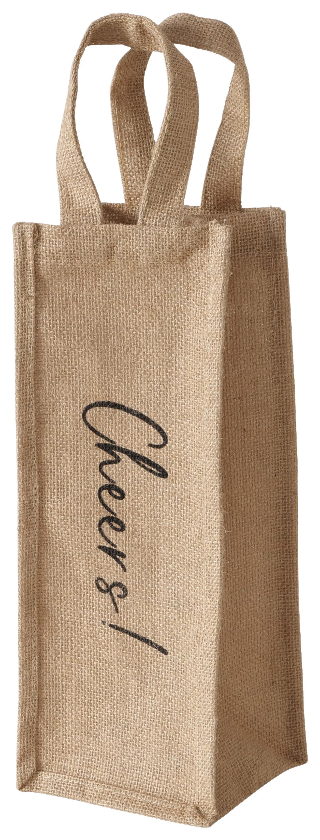 Nosič láhví KUDO I - přírodní barvy, Konvenční, textil (13,5/36/12cm) - Mömax