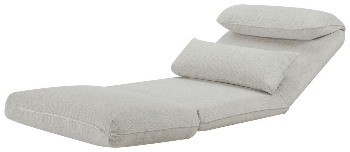 Schlafsessel Verve Beige B: 78 cm - Beige, Design, Textil/Metall (78/72/85cm) - Livetastic