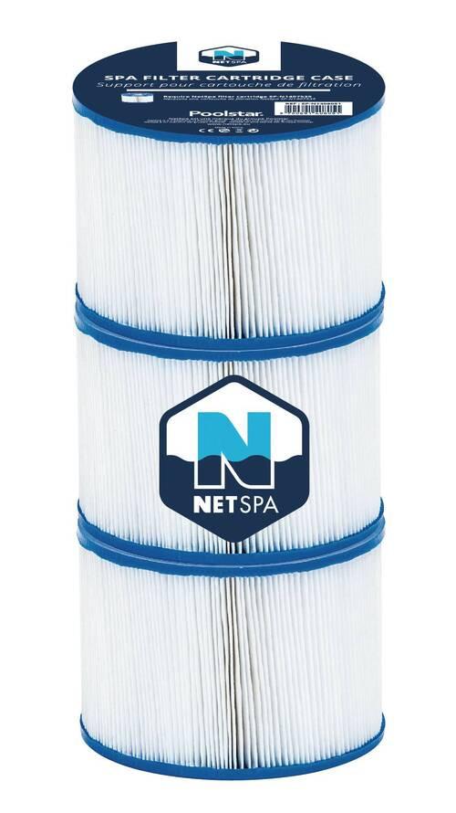 Filterkartusche Geeignet Für Netspa Whirlpool - Blau/Weiß, Basics, Papier/Kunststoff (10,5/8cm)