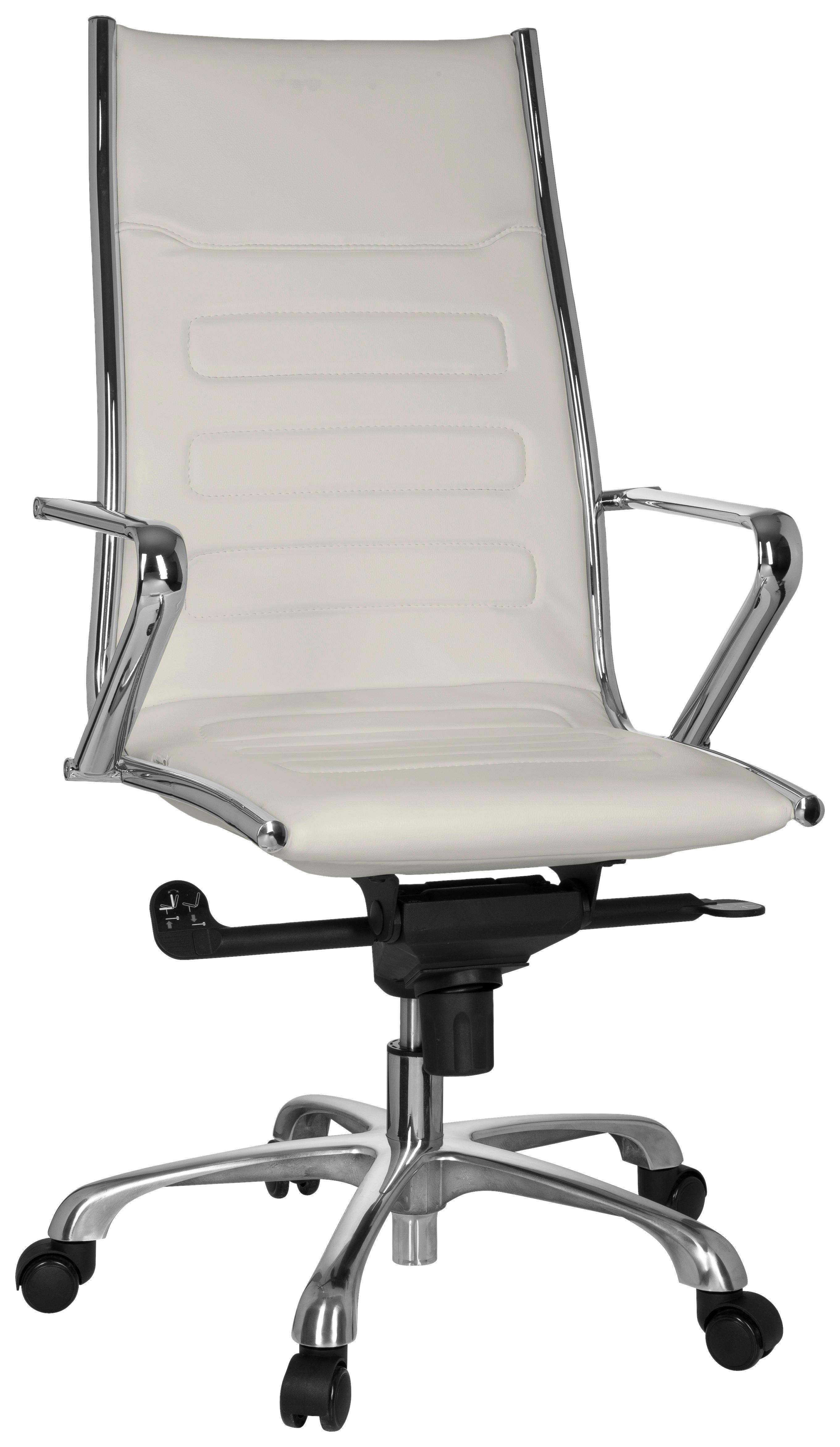 Drehstuhl Pariba IIi Cremefarben - Creme, MODERN, Kunststoff/Textil (58/115/48cm) - MID.YOU