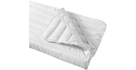 Unterbett Ramona 95x195 Cm Baumwolle/polyester - Weiß, KONVENTIONELL, Textil (95/195cm) - Ele