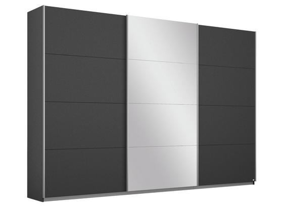 Schwebetürenschrank Belluno 271 cm Grau/spiegel - Dunkelgrau, MODERN, Holzwerkstoff (271/210/62cm) Schwebetürenschrank Belluno 271 cm Grau/spiegel - Dunkelgrau, MODERN, Holzwerkstoff (271/210/62cm)