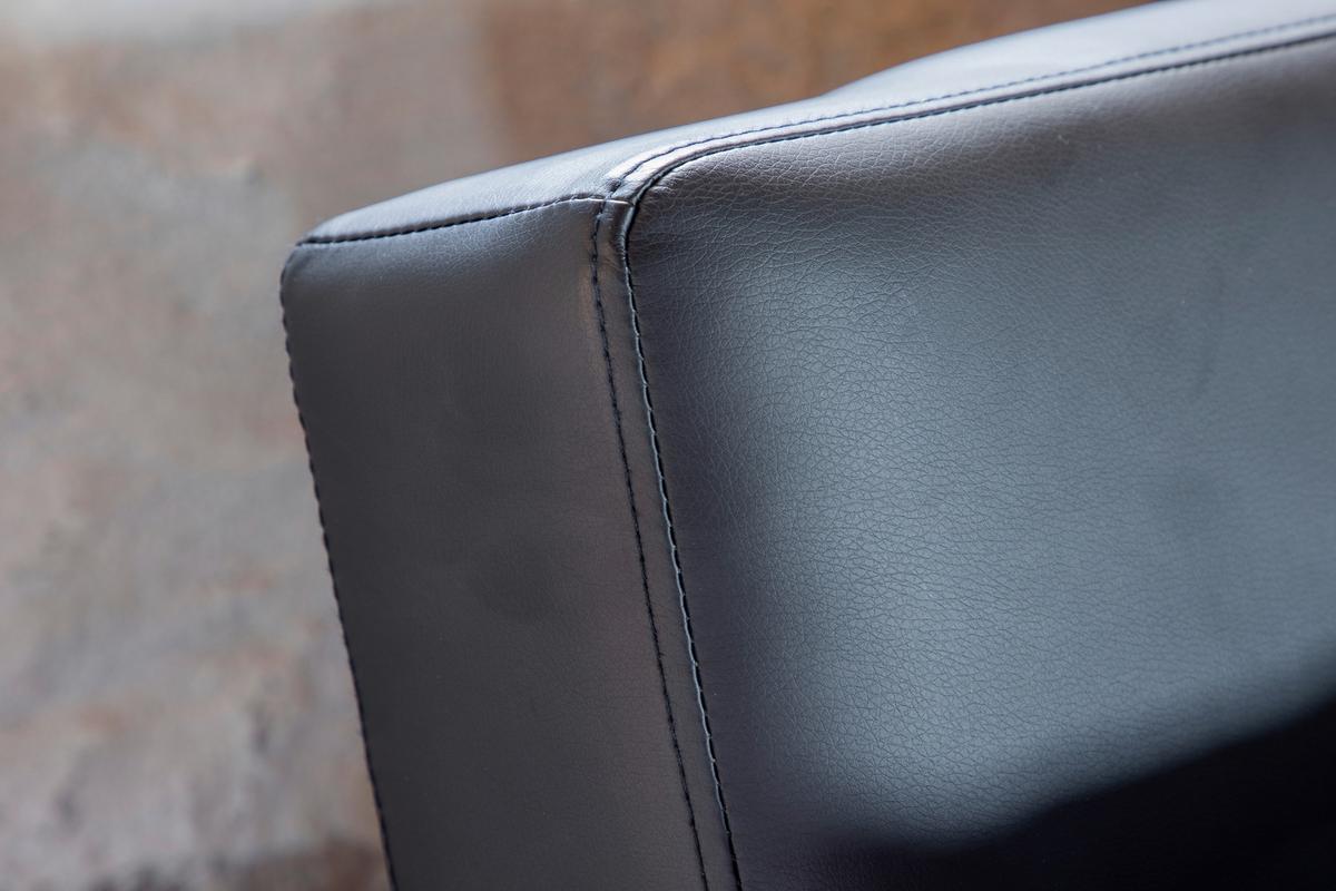 Schlafsofa Bodil - Schwarz, Design, Textil/Metall (180/80/55cm) - Livetastic