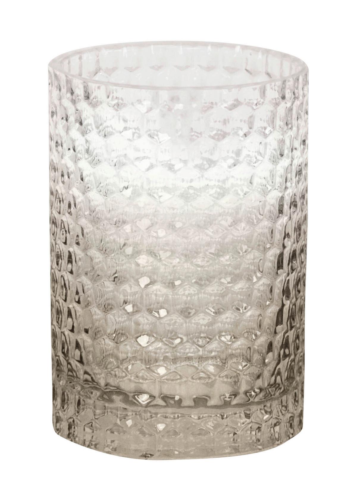 Zahnputzbecher Melua Sandfarben Glas - Sandfarben, Basics, Glas (7,6/11,4cm) - Kleine Wolke