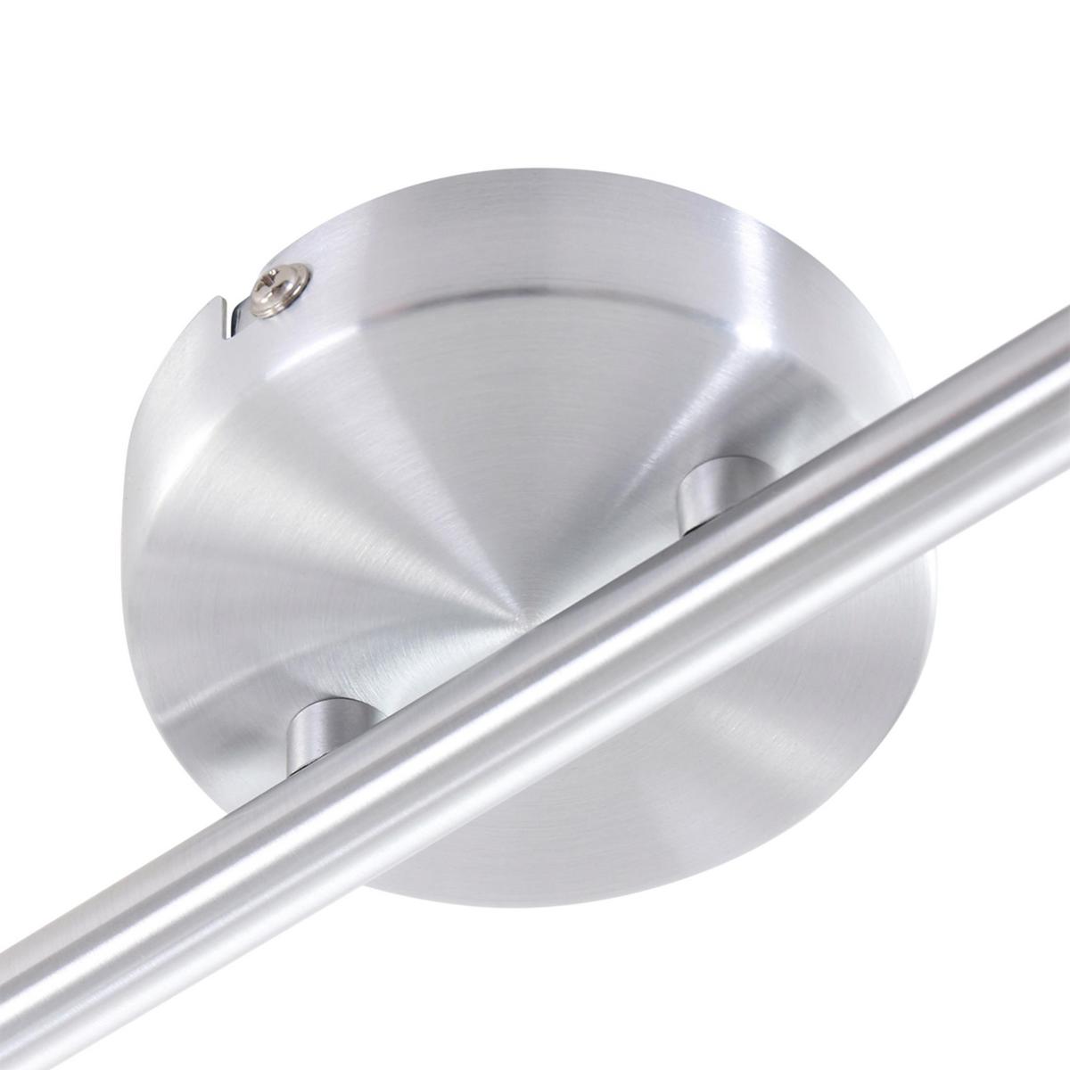 Deckenleuchte Natasja Led - Silberfarben, Trend, Metall (12/12/12cm)