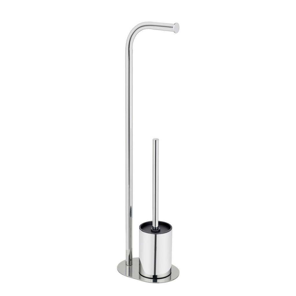 WC-Bürstenkombination Levante Edelstahlfarben B:18cm