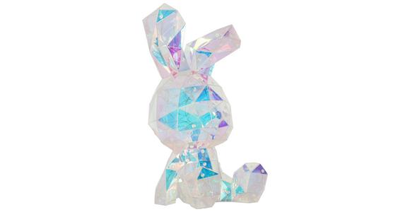 LED-Dekoleuchte Bunny - Transparent, MODERN, Kunststoff (20/20/41cm) - Luca Bessoni