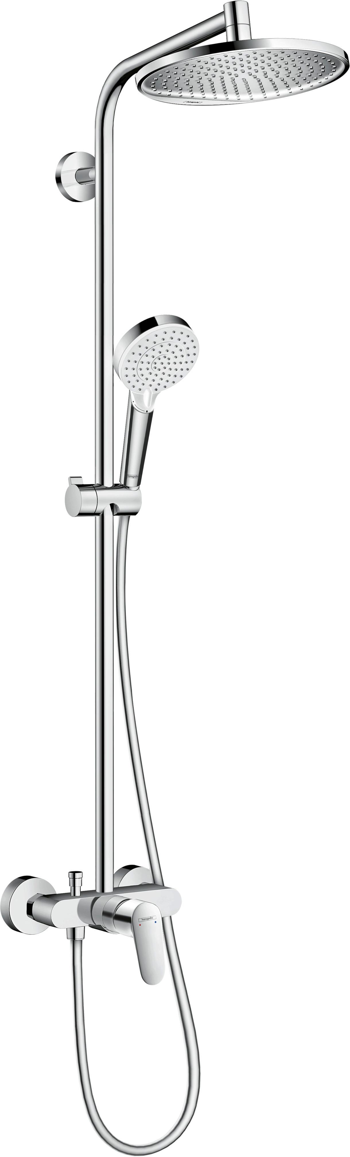 Brausegarnitur Hg Crometta S 240 Shp Ehm Chromfarben - Chromfarben, Basics, Kunststoff (24/138,3/47cm) - Hansgrohe