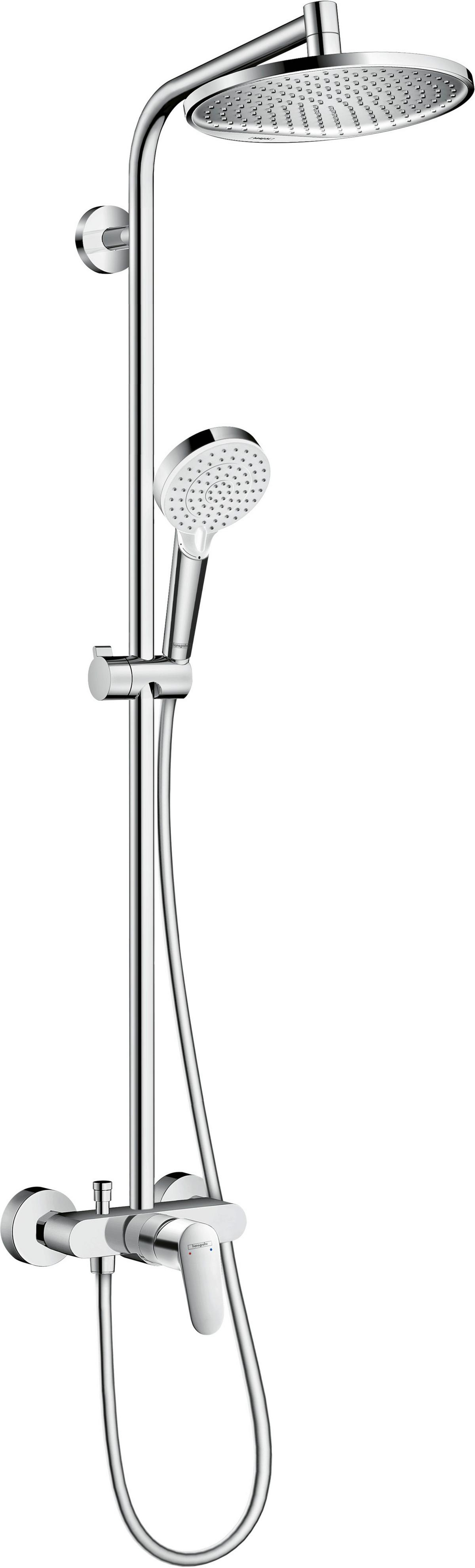 Brausegarnitur Hg Crometta S 240 Shp Ehm Chromfarben - Chromfarben, Basics, Kunststoff (24/138,3/47cm) - Hansgrohe