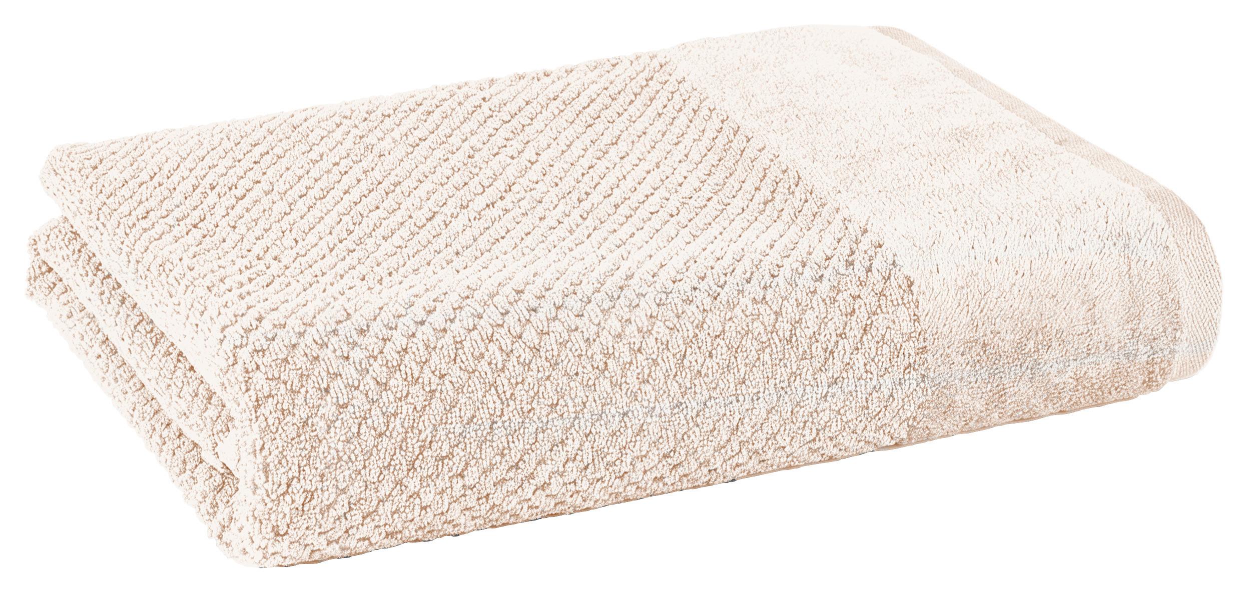 DUSCHTUCH Popcorn 70x140 cm Creme - Perlmutt, Basics, Textil (70/140cm)