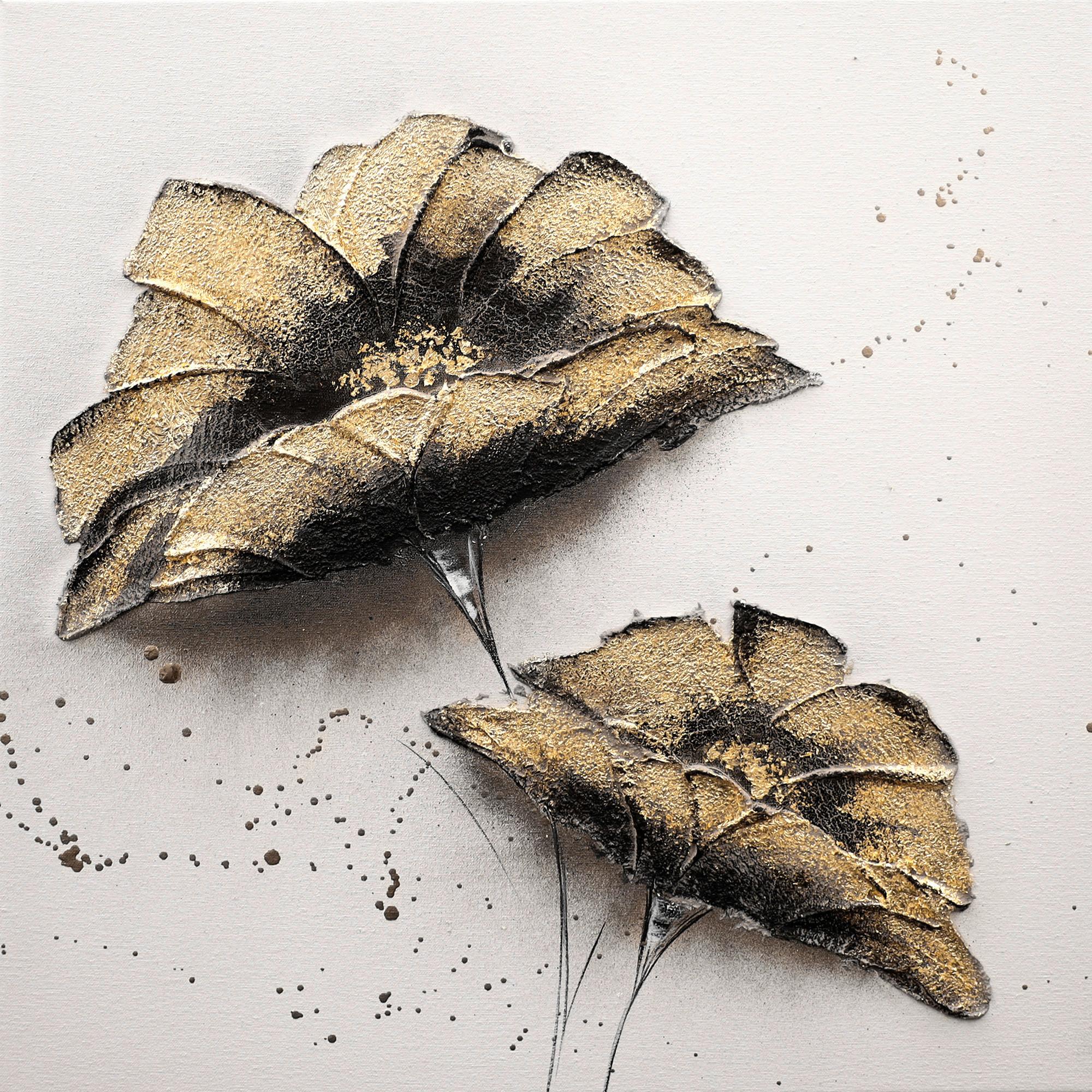 MIXED-MEDIA BILD Julia - Multicolor, KONVENTIONELL, Holzwerkstoff/Textil (50/50cm) - James Wood
