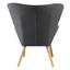 Kreslo S Taburetom Relax - prírodné farby/tmavosivá, Moderný, drevo/textil (73/92/80cm) - Ombra Kreslo S Taburetom Relax - prírodné farby/tmavosivá, Moderný, drevo/textil (73/92/80cm) - Ombra