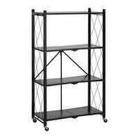 Kancelársky regál SANDRO čierny - čierna, Modern, kov/plast (72/125/36cm) - P & B