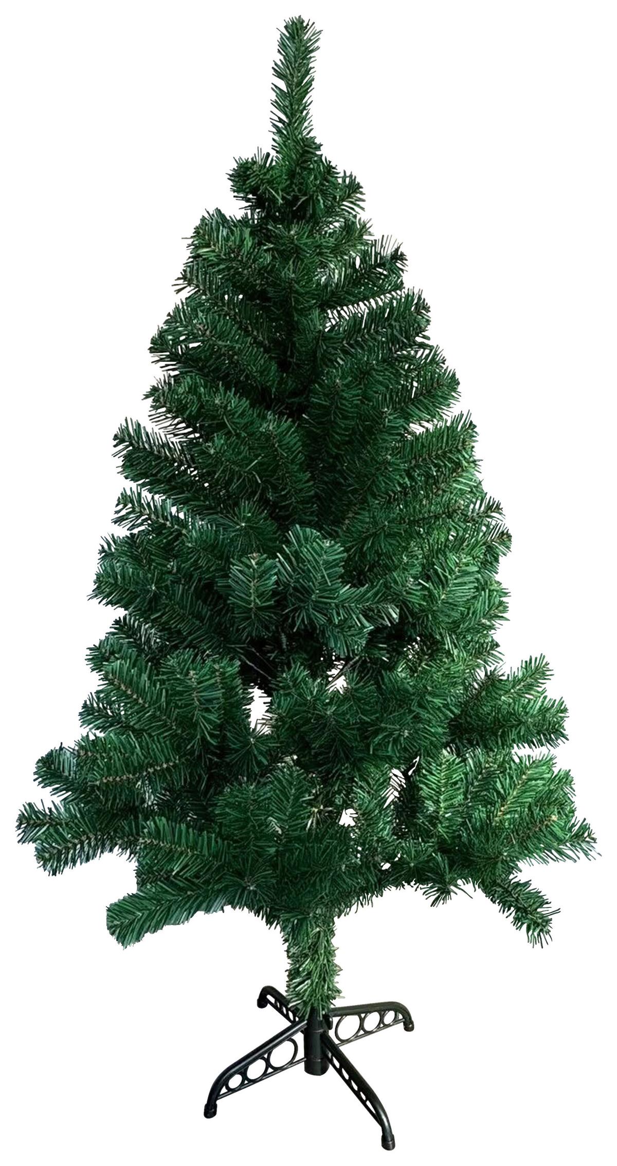 Karácsonyfa Kb. 120cm - zöld, Konventionell, műanyag/fém (120cm) - Luca Bessoni
