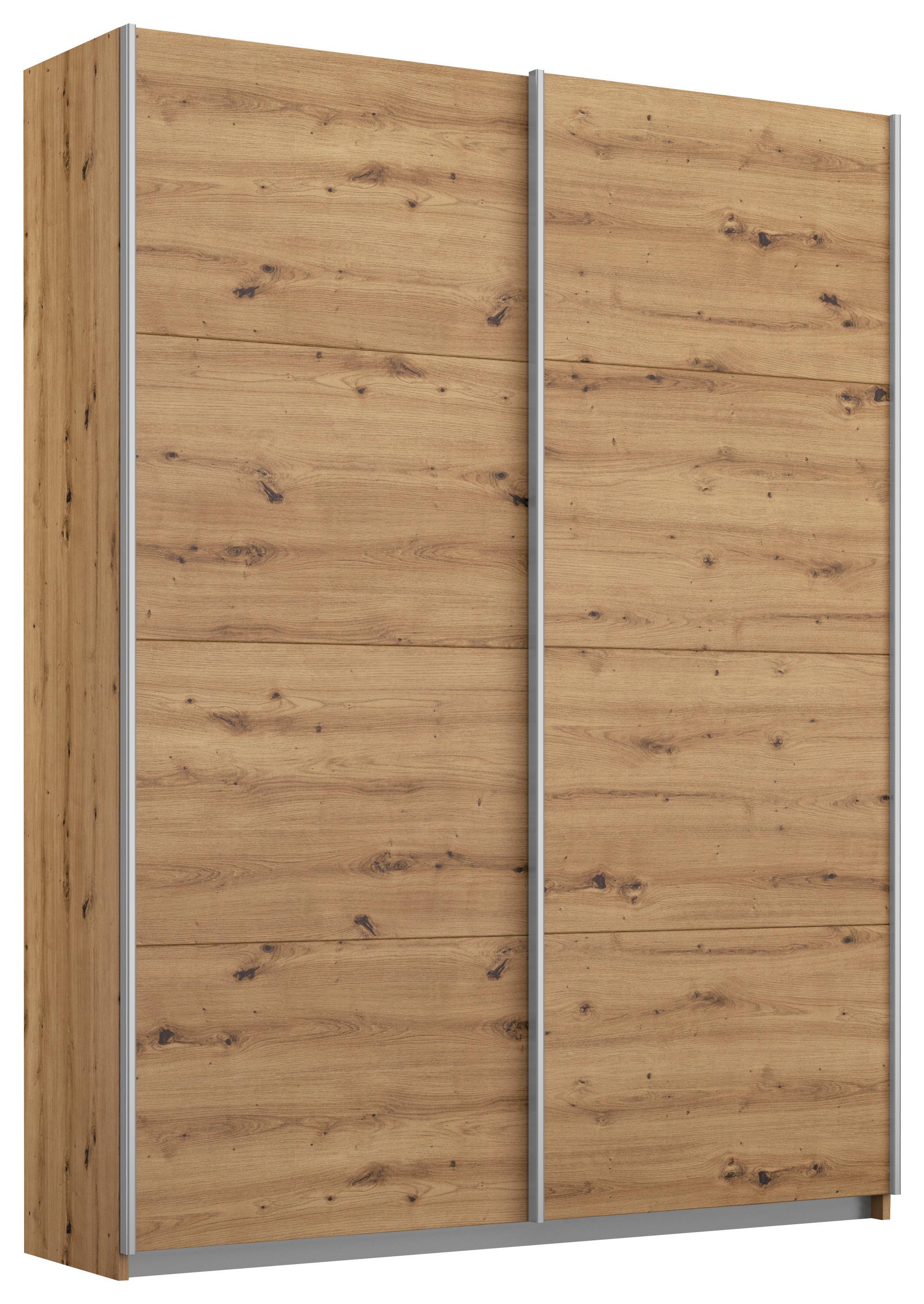 Schwebetürenschrank Subito - Eiche Artisan, MODERN, Holzwerkstoff (136/197/61cm) - Rauch Möbel