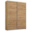 Schwebetürenschrank Subito - Eiche Artisan, MODERN, Holzwerkstoff (136/197/61cm) - Rauch Möbel