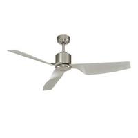 Deckenventilator Airfusion Chrom 3 Flügel, Geräuscharm - Chromfarben/Silberfarben, Basics, Kunststoff/Metall (127/33cm)