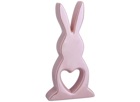 Zajíc Dekorační Mona - růžová, Basics, keramika (11,5/25cm) Zajíc Dekorační Mona - růžová, Basics, keramika (11,5/25cm)