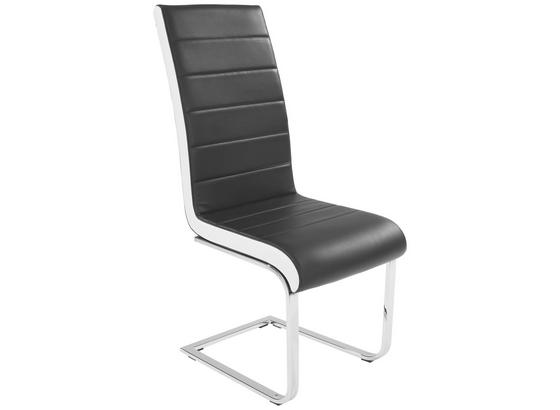 Schwingstuhl Alex - Schwarz/Weiß, KONVENTIONELL, Textil/Metall (43/103/55cm) Schwingstuhl Alex - Schwarz/Weiß, KONVENTIONELL, Textil/Metall (43/103/55cm)