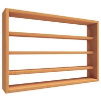Küchenregal Esaldi Buchefarben B: 60 cm - Buchefarben, Basics, Holzwerkstoff (60/40/10cm) - MID.YOU