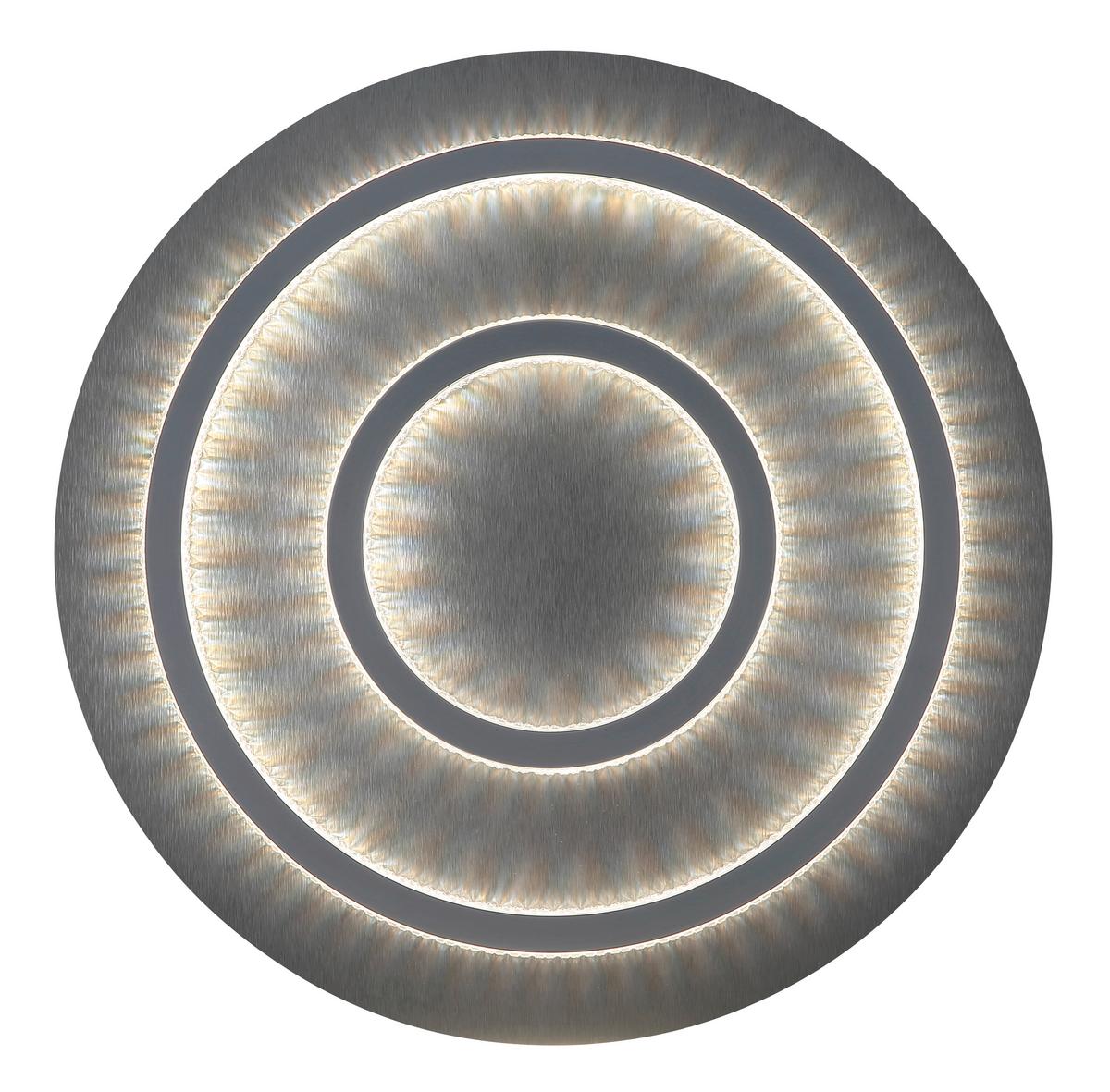 Led Mennyezeti Lámpa 48042-60a  Jayden - világosszürke/fekete, Design, műanyag/fém (55/6cm) - Globo