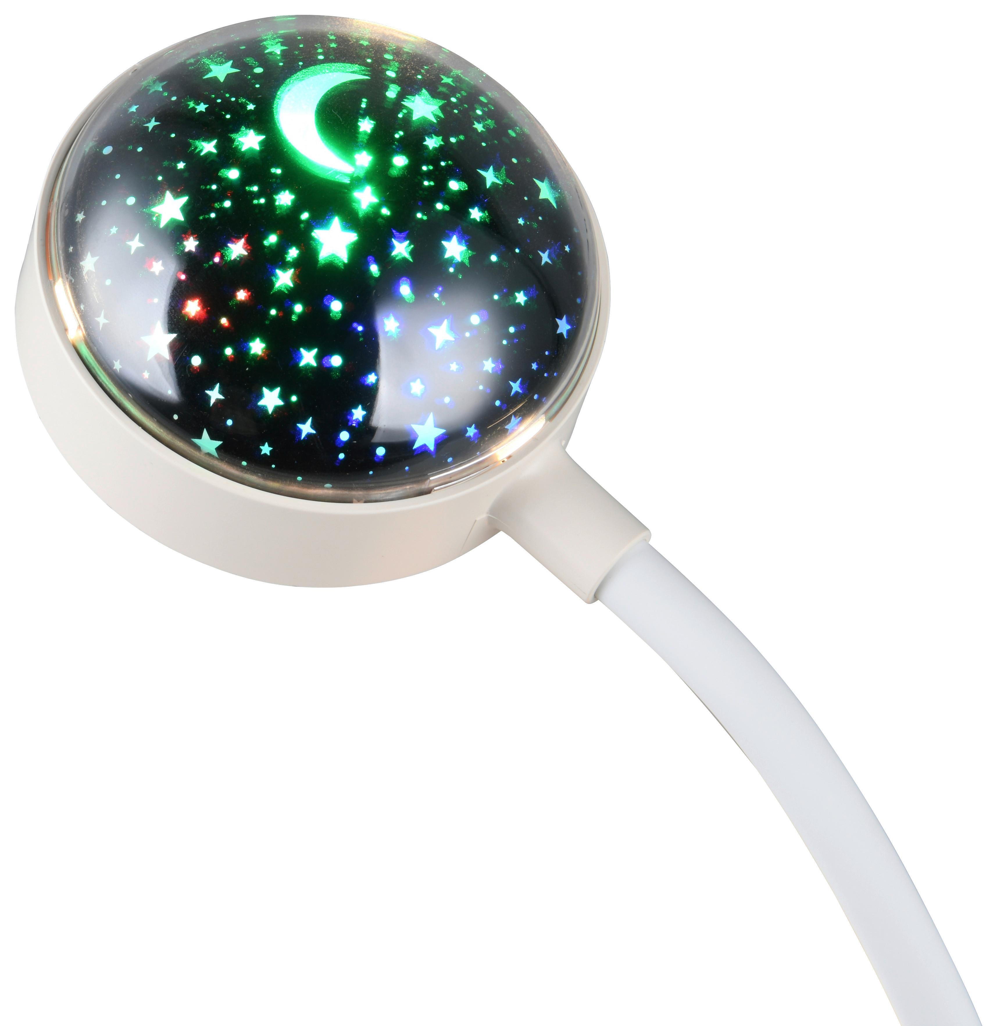 LED-Schreibtischleuchte Meri - Weiß, MODERN, Kunststoff (17/8,5/43,5cm) - BUNINO