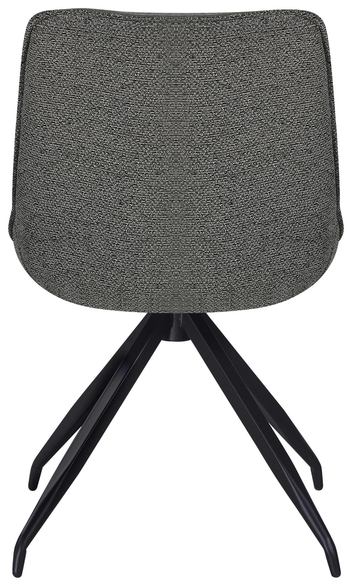 ŽIDLE NOVA - černá/zelená, Moderní, kov/textil (51/85/61cm) - Premium Living