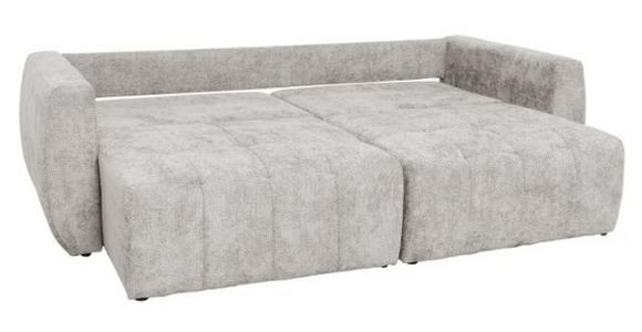 Schlafsofa Bali - Creme/Schwarz, MODERN, Holz/Textil (245/74-90/104cm) - Luca Bessoni