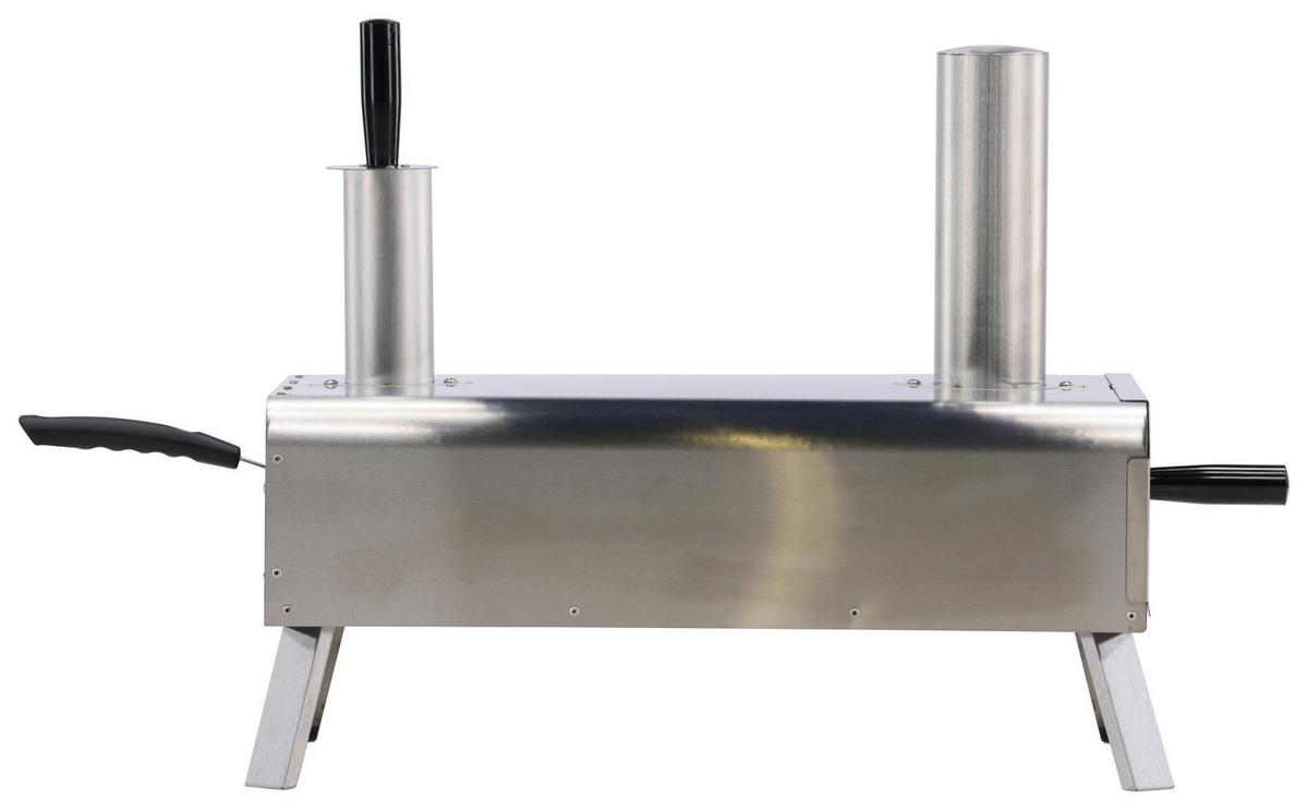 Pizzaofen Digos Silberfarben - Silberfarben, KONVENTIONELL, Metall (85.8/49.9/37cm) - Gardenson