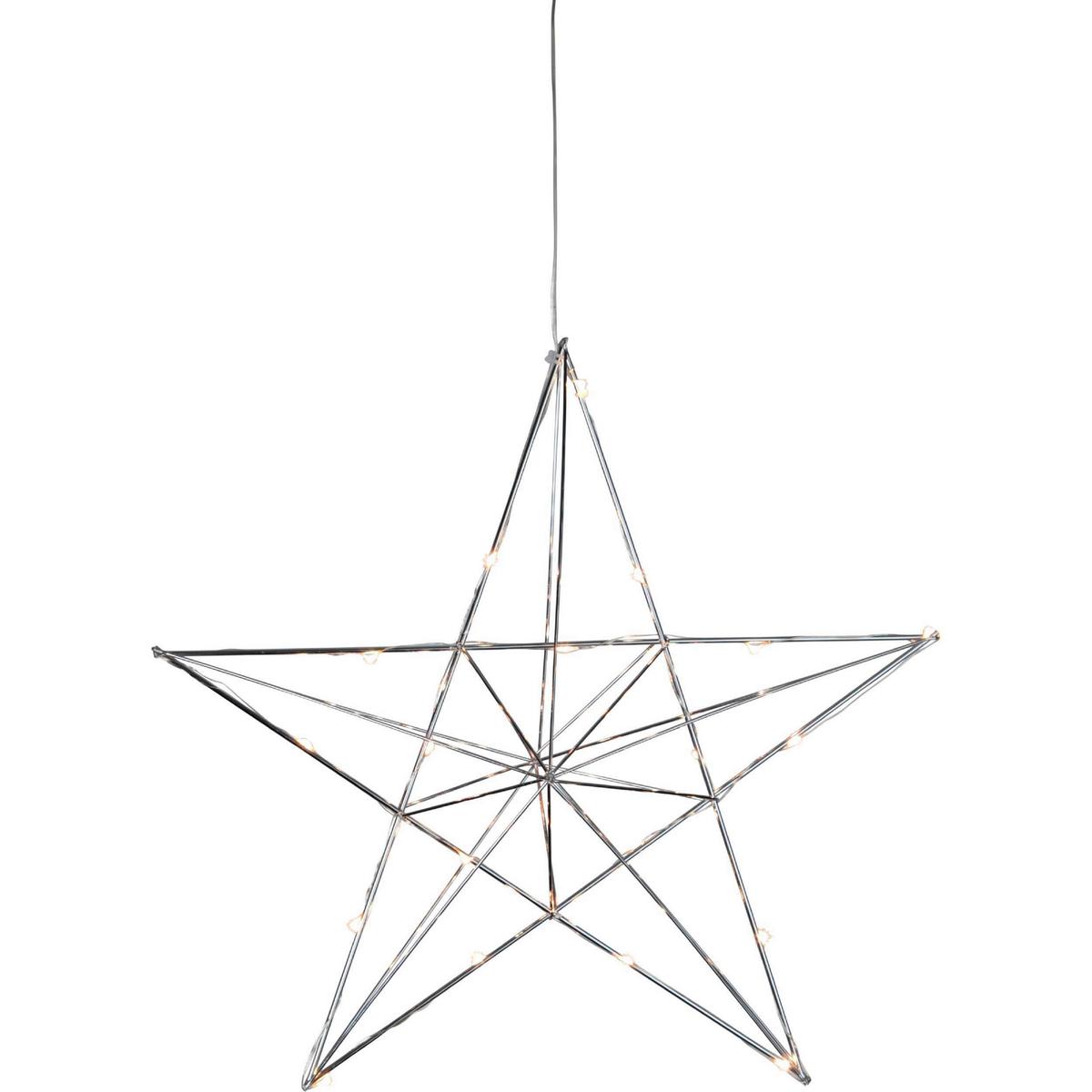 Led-dekoleuchte 411021_line - Chromfarben/Transparent, Basics, Metall (38/10/36cm) - Eglo