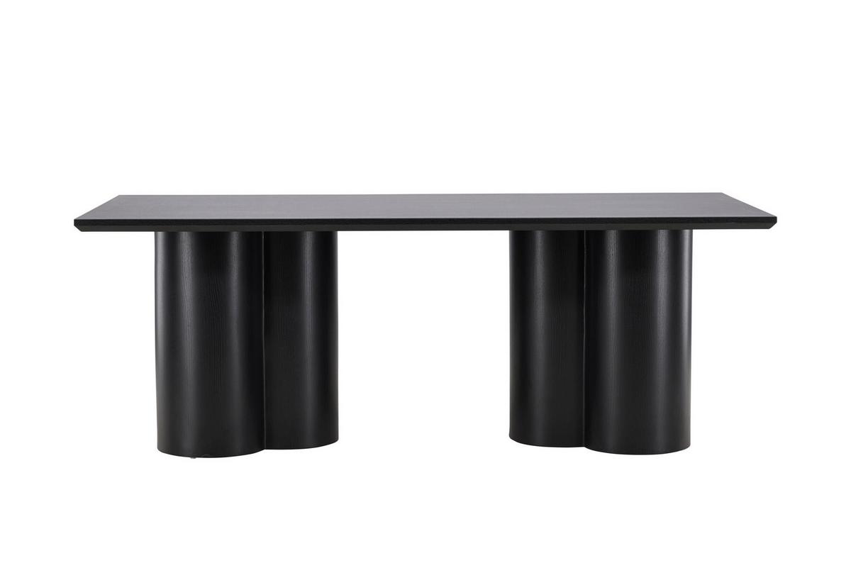 ESSTISCH Olivia, Schwarz B: 210 cm - Schwarz, MODERN, Holz (210/100/75cm) - Livetastic