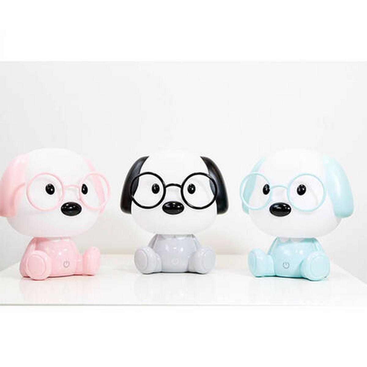 Kindertischleuchte 075/lc - Weiß/Hellblau, Basics, Kunststoff (17/17/20cm)