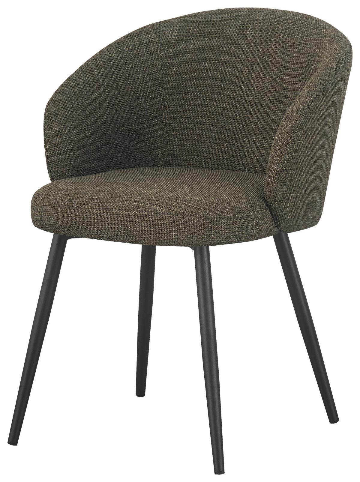 STOLIČKA NALA - čierna/zelená, Lifestyle, kov/textil (57/76/60cm) - Mömax