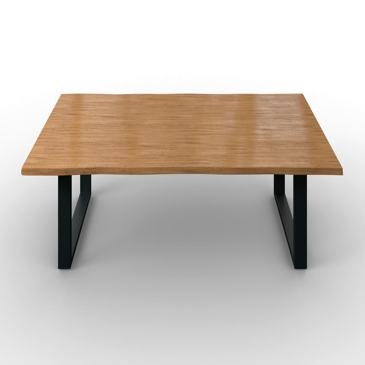Jídelní stůl YOLA 200x100 - barvy dubu, Moderní, kov/dřevo (200/100/76cm) - Bessagi Home