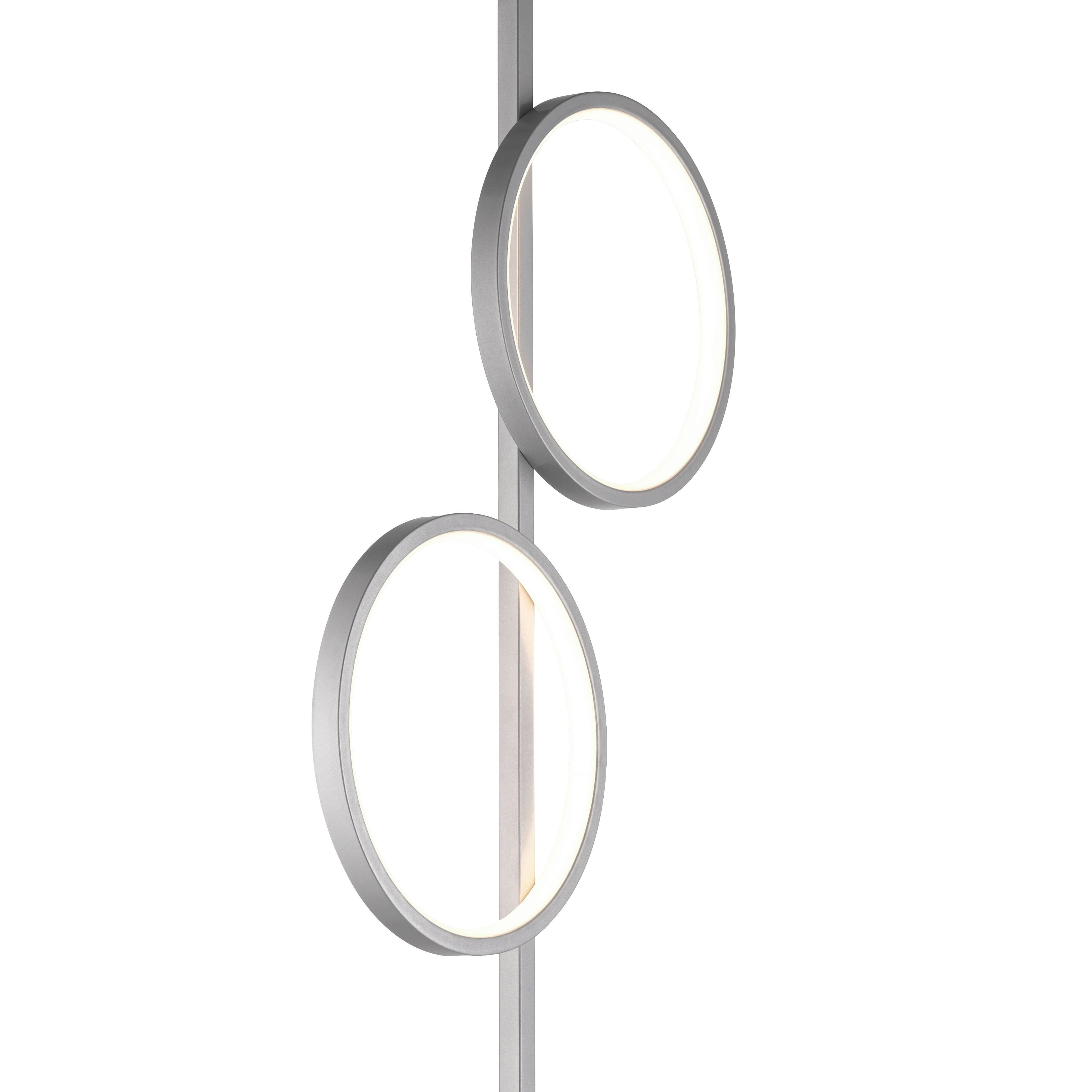Led-stehleuchte 15396-21 Mini Ritus - Silberfarben, MODERN, Kunststoff/Metall (40,5/21/151cm)