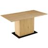 Esstisch Joe - Eichefarben/Schwarz, LIFESTYLE, Holz/Holzwerkstoff (160/90/75cm) - MID.YOU