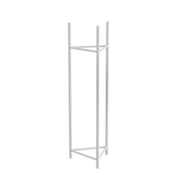 Blumenständer Aluminium Weiß Bxhxt: 27x90x27 Cm - Weiß, Basics, Metall (27/90/27cm)