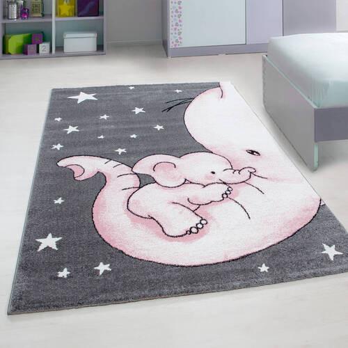 Kinderteppich Kids - Pink/Weiß, Trend, Textil (200/290cm) - Ben'n'jen