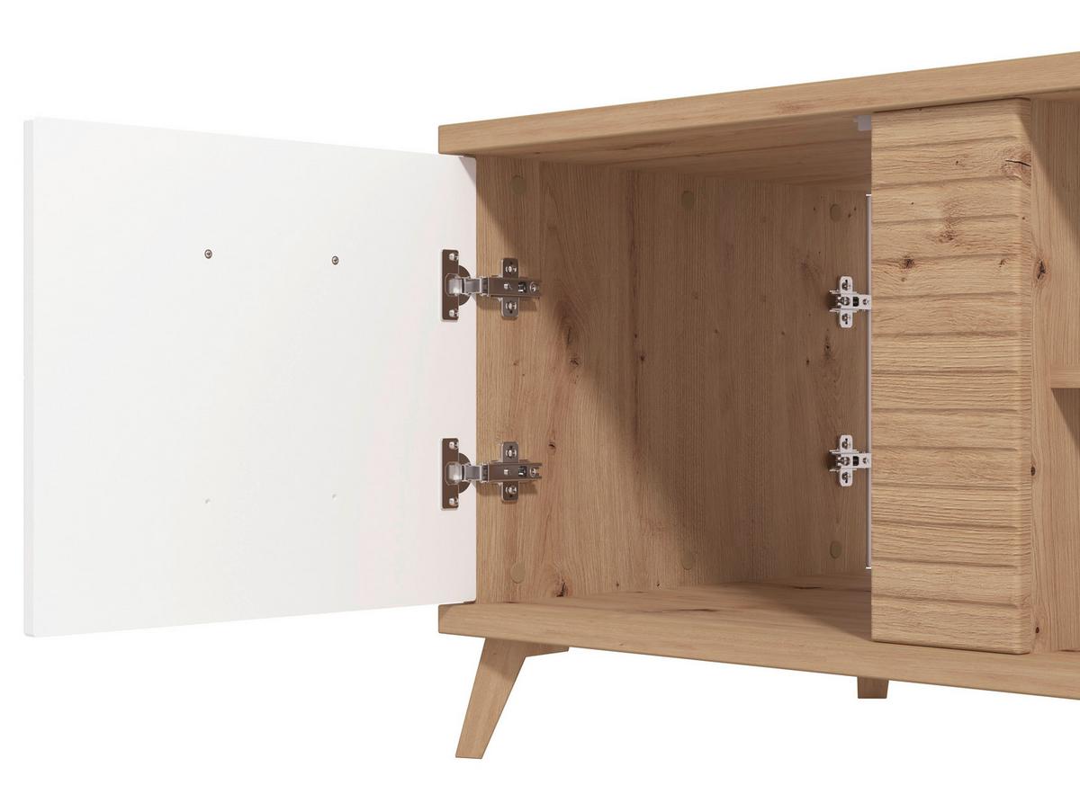 Dohányzóasztal Bretagne - Modern, faalapú anyag (120/54/60cm) - Best Price