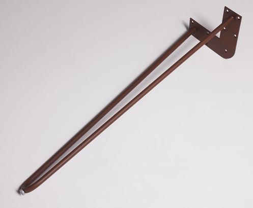 Tischgestell H 71 cm Tischgestell Hairpin Rostfarben