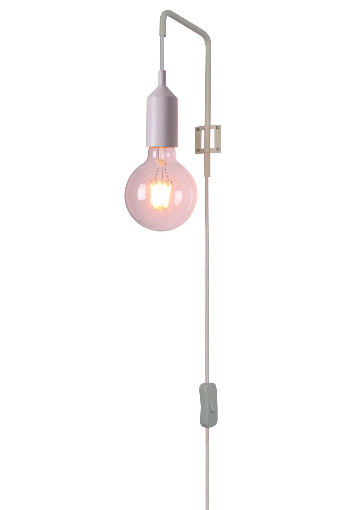 Wandleuchte 50401189 - Weiß, Basics, Metall (4,5/16/25cm)