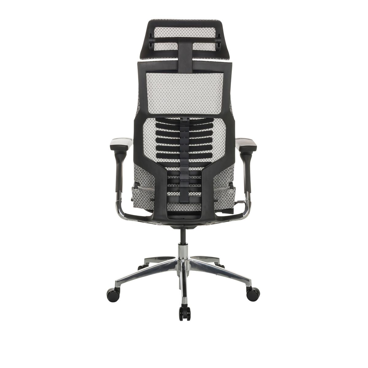 Drehstuhl Dynafit Ii - Silberfarben/Hellgrau, Basics, Kunststoff/Textil (67/119-135/60cm) - MID.YOU
